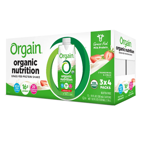 Organic Nutrition Shake - Strawberries & Cream