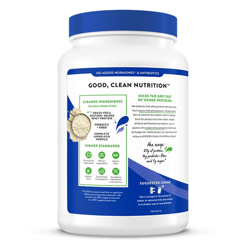 Grass Fed Whey Protein Powder - Creamy Chocolate Fudge