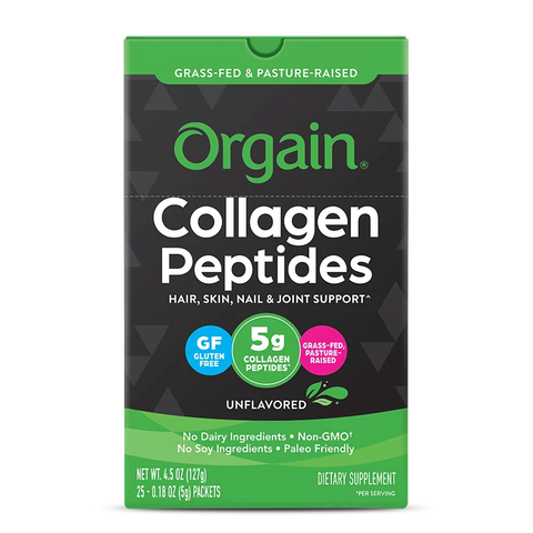 Grass Fed Pasture Raised Collagen Peptides 25 Ct Stick Pack