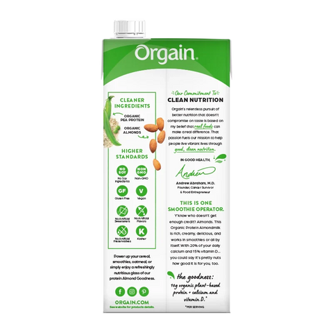 Organic Protein™ Almond Milk - Unsweetened Vanilla