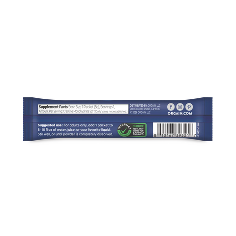Creatine Powder Single Serve Stick Packs