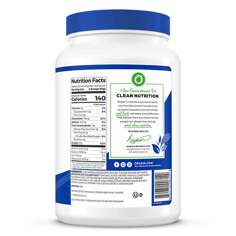 Grass Fed Whey Protein Powder - Vanilla Bean